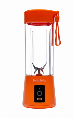 nutrijets portable blender tiger orange color