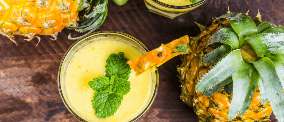 mojito pineapple smoothie nutrijets blender